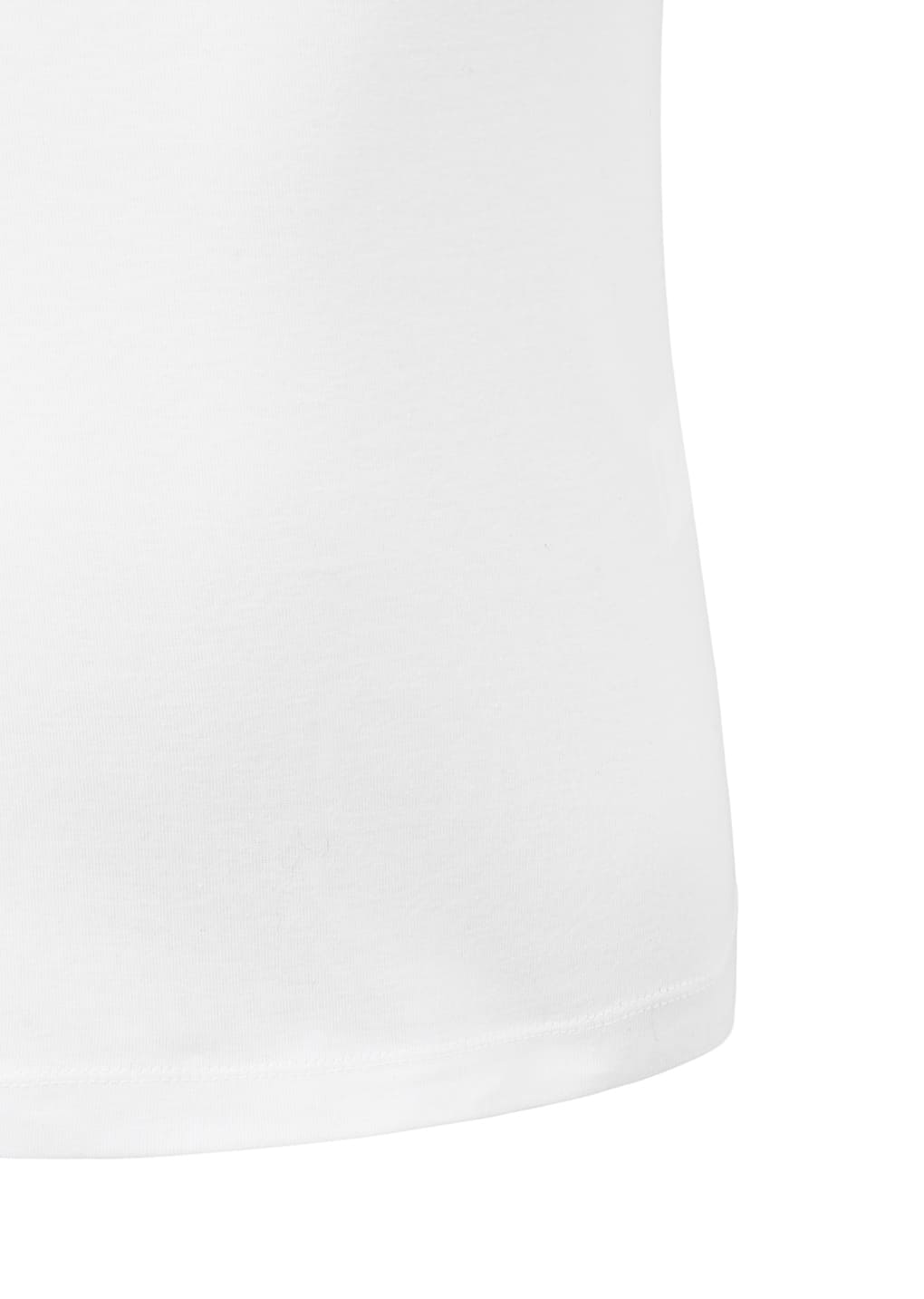 round neck sleeveless top, white