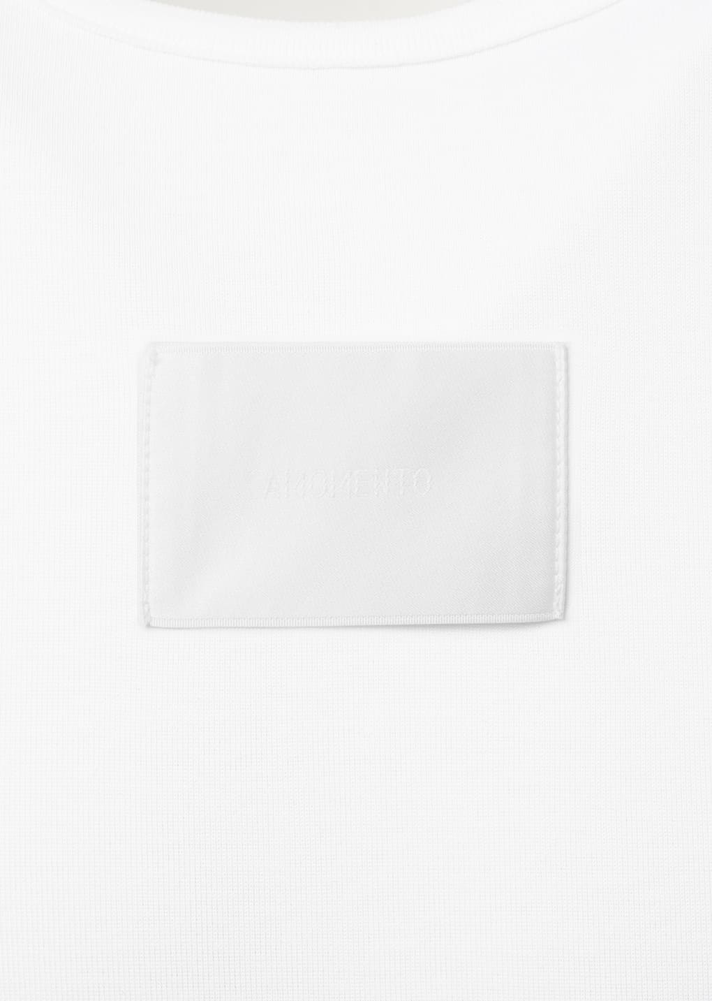 round neck sleeveless top, white