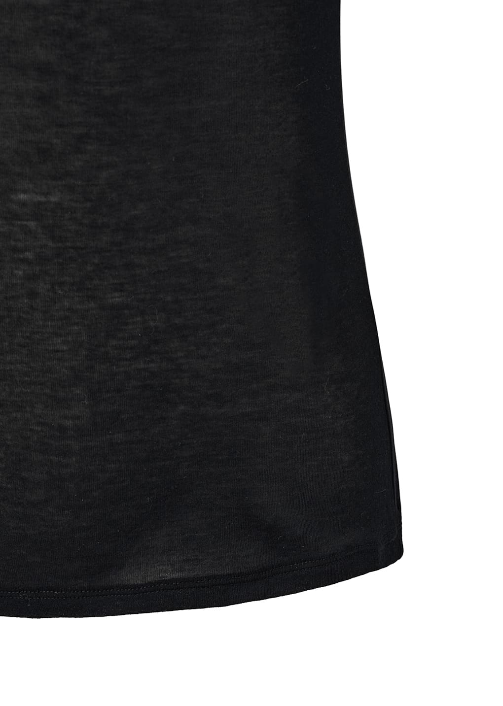 round short sleeve t-shirts, black
