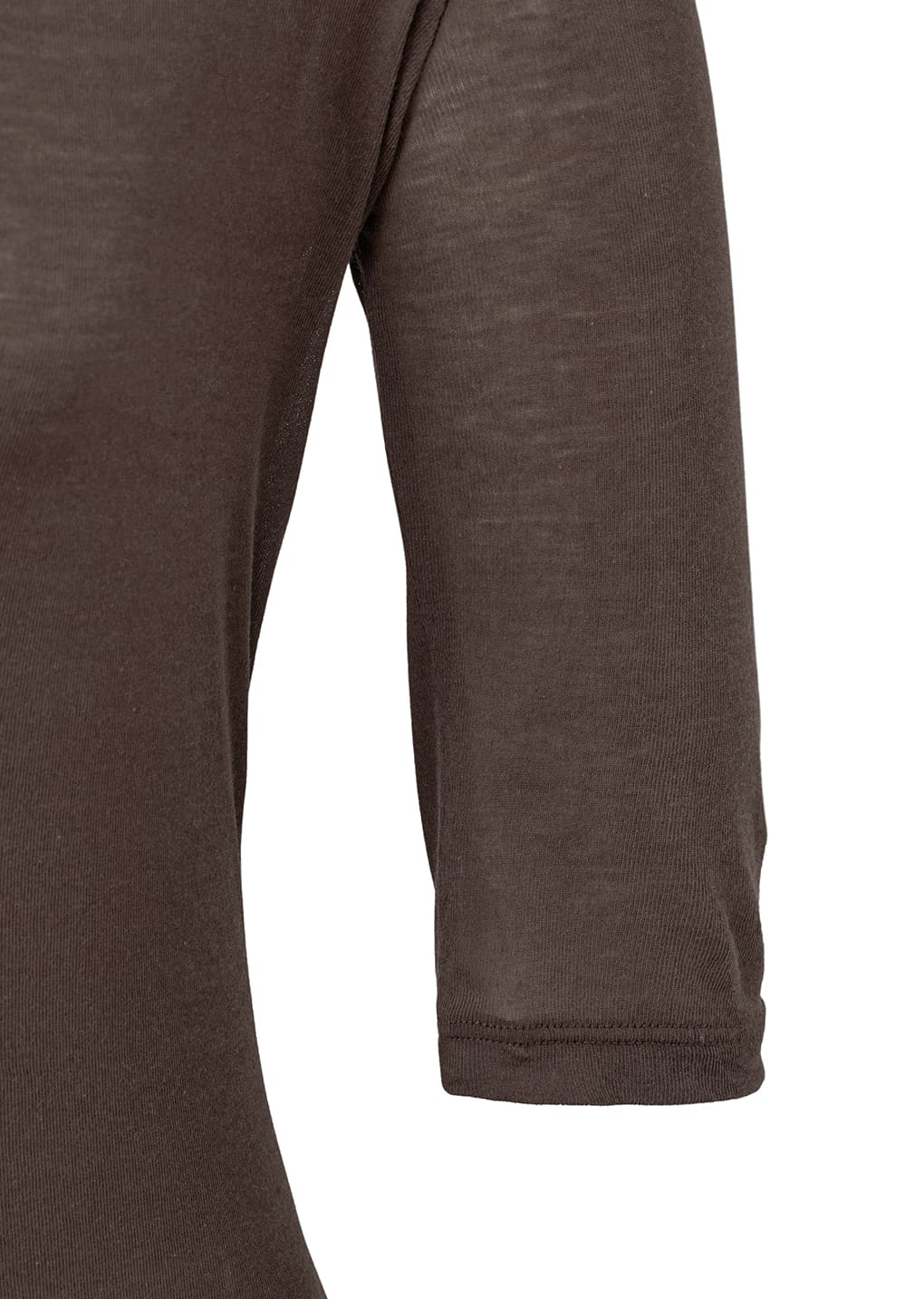 round short sleeve t-shirts, brown