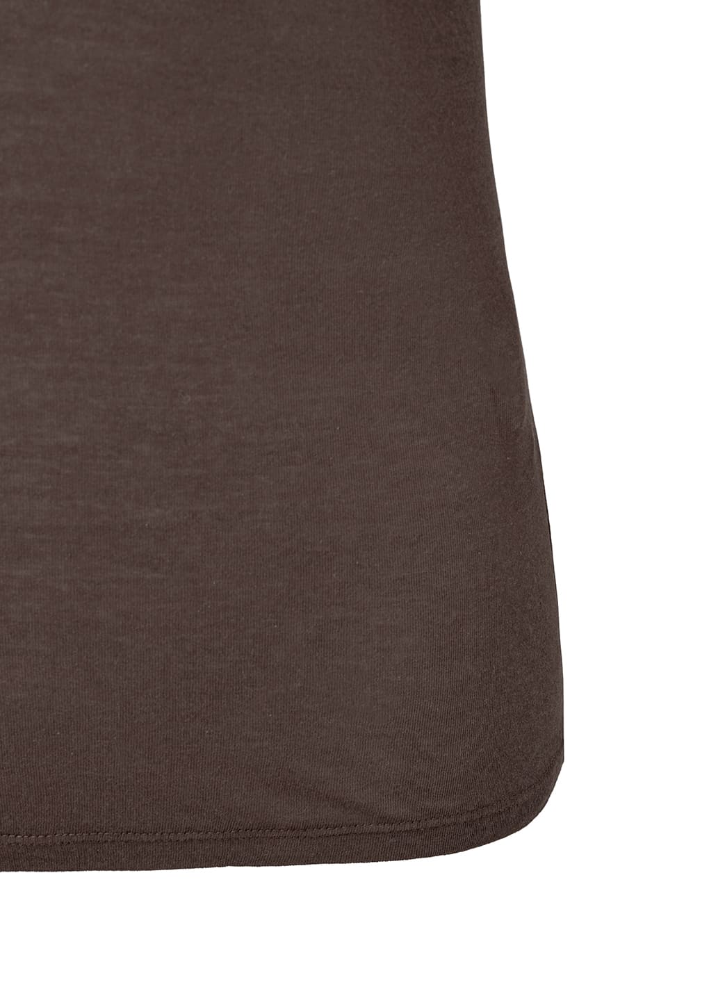 round short sleeve t-shirts, brown