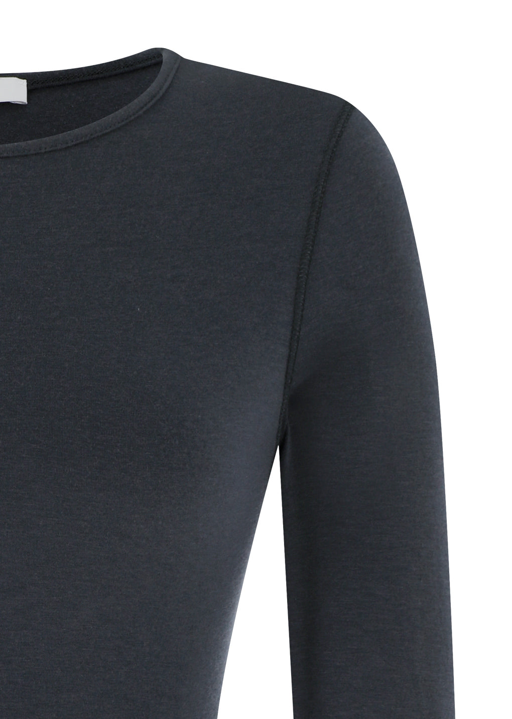 round t-shirt, charcoal
