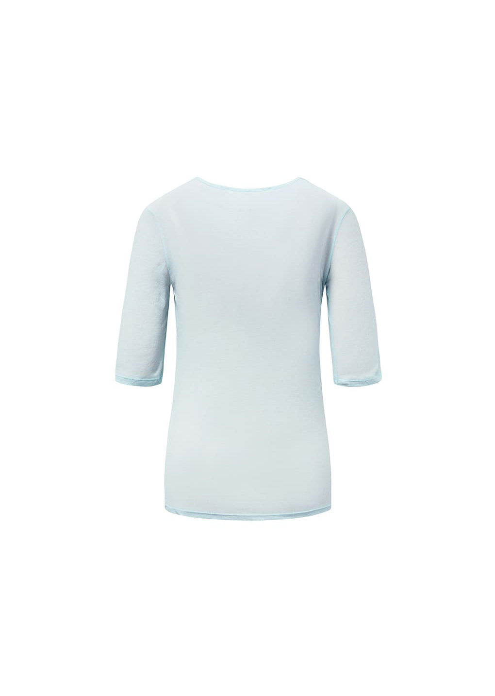 round short sleeve t-shirts, light blue hover