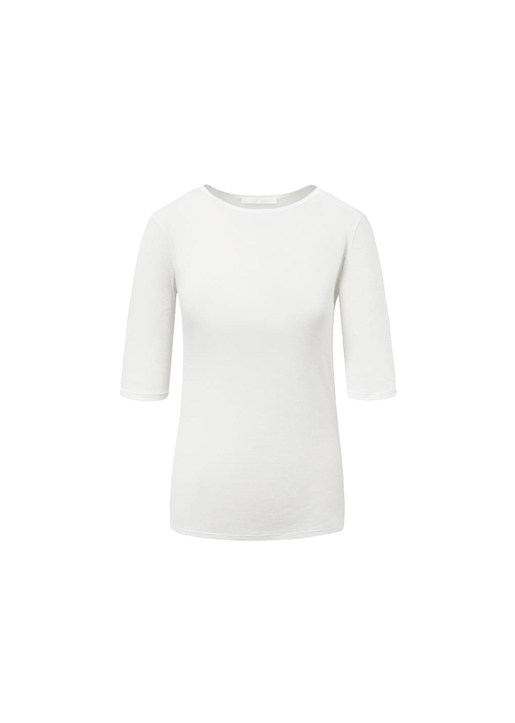 round short sleeve t-shirts, white