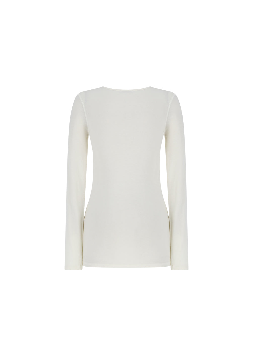 round t-shirt, ivory