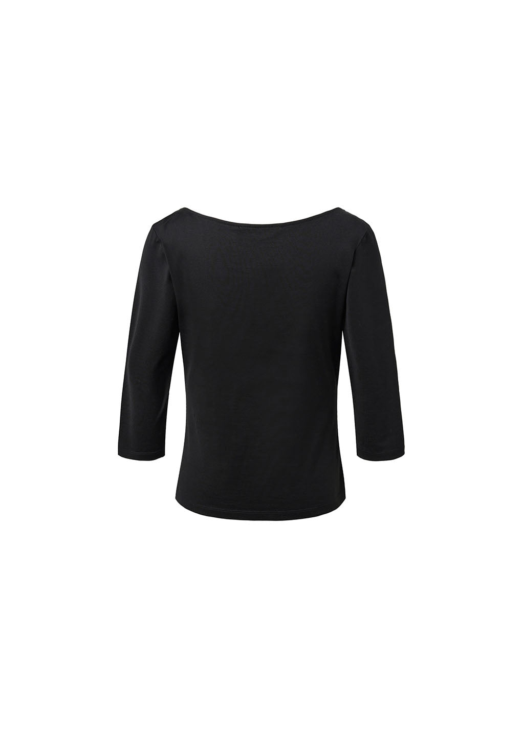 scoop neck short sleeve t-shirts, black hover