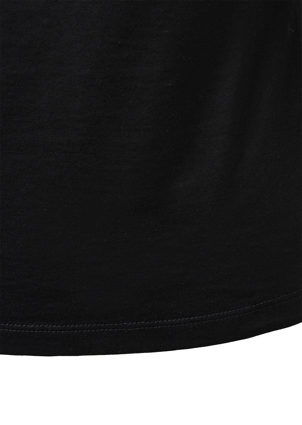 scoop neck short sleeve t-shirts, black