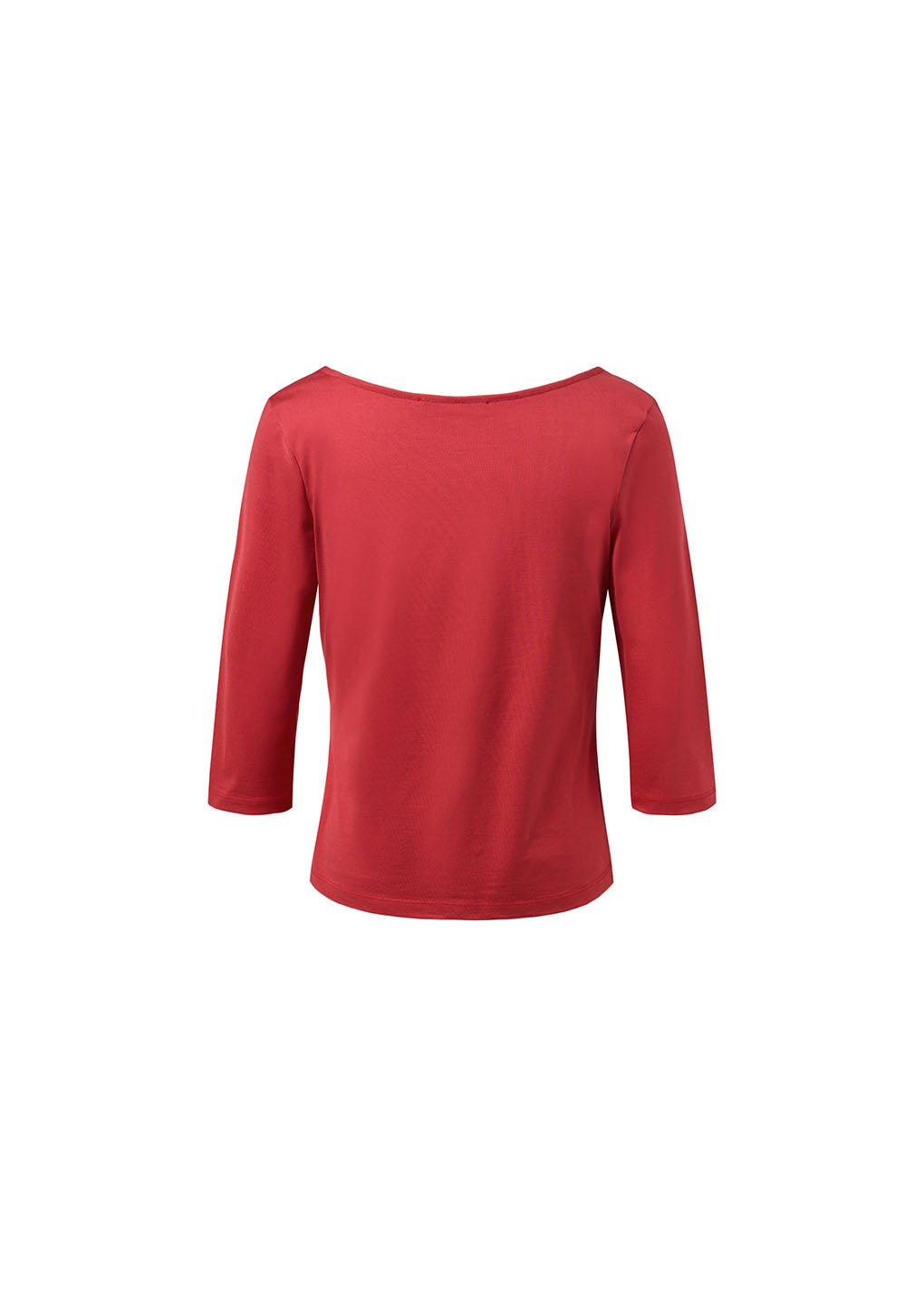 scoop neck short sleeve t-shirts, red
