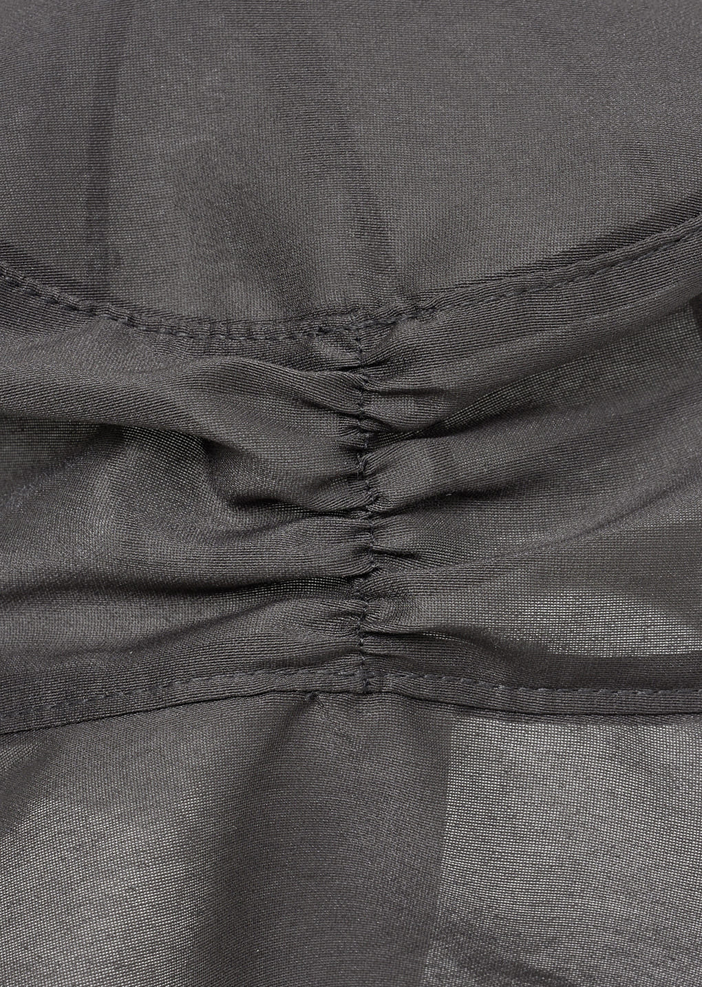 sheer bucket hat, charcoal