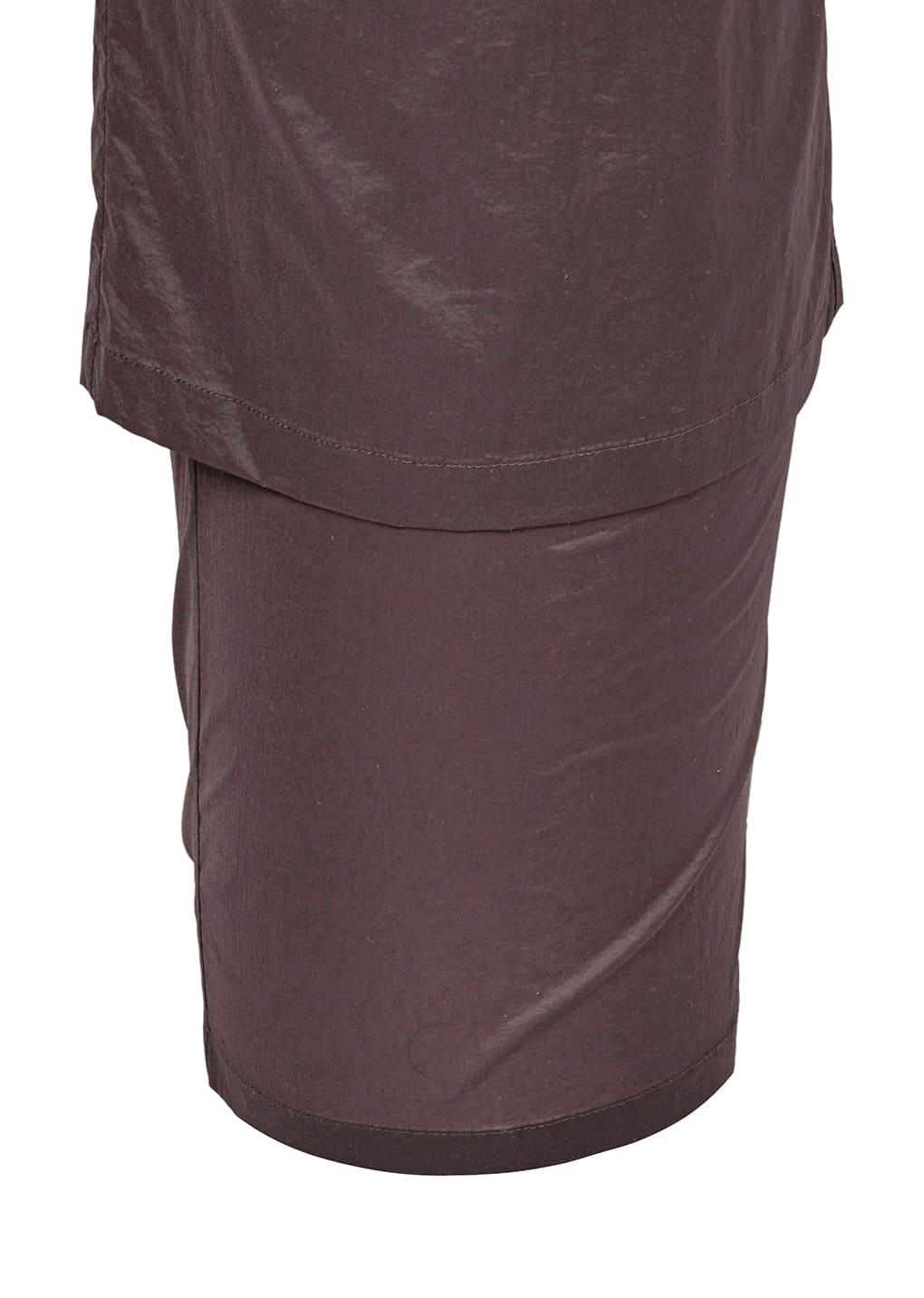 sheer layered pants, burgundy