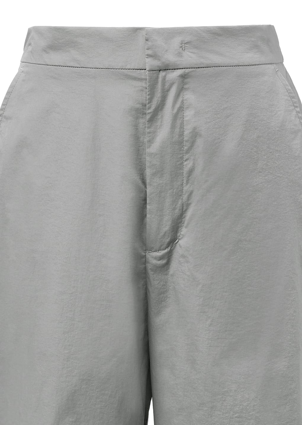 sheer layered pants, grey