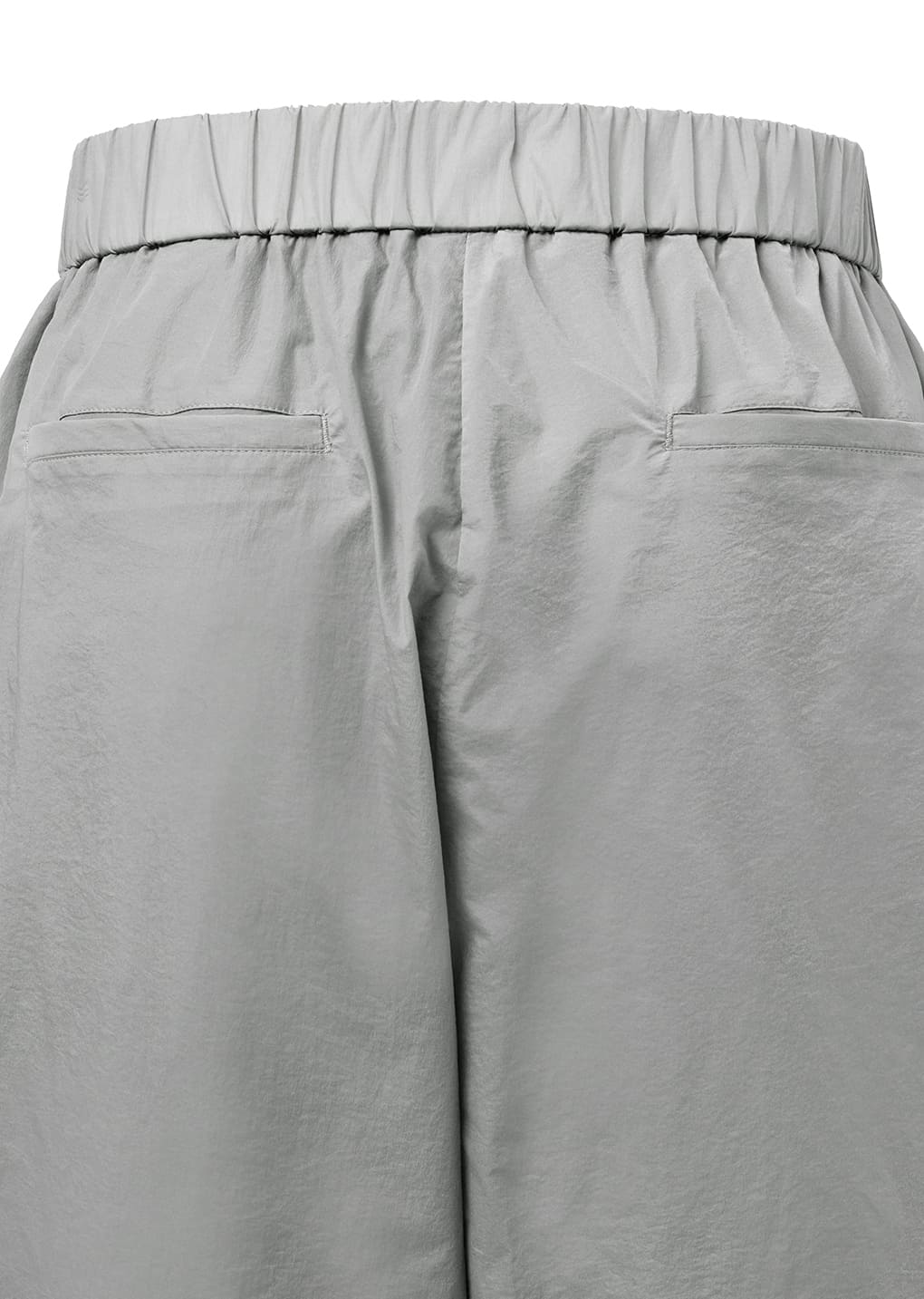 sheer layered pants, grey