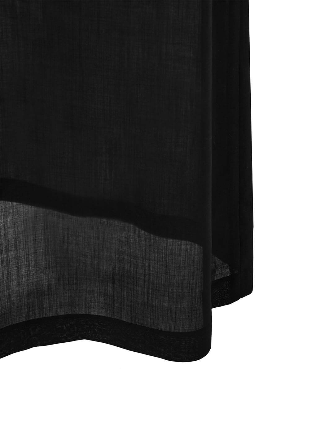 sheer maxi long skirt, black