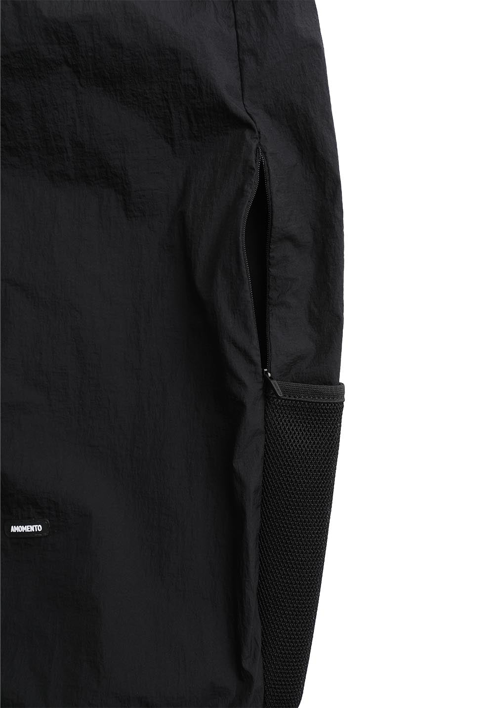 sheer nylon backpack, black