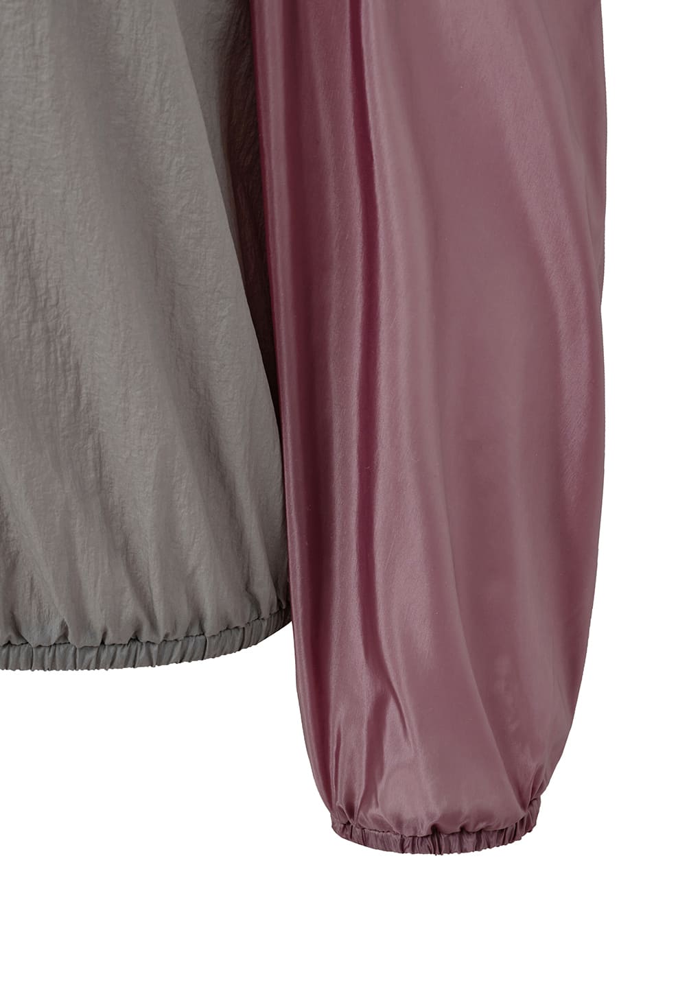 sheer nylon two-way top, purple