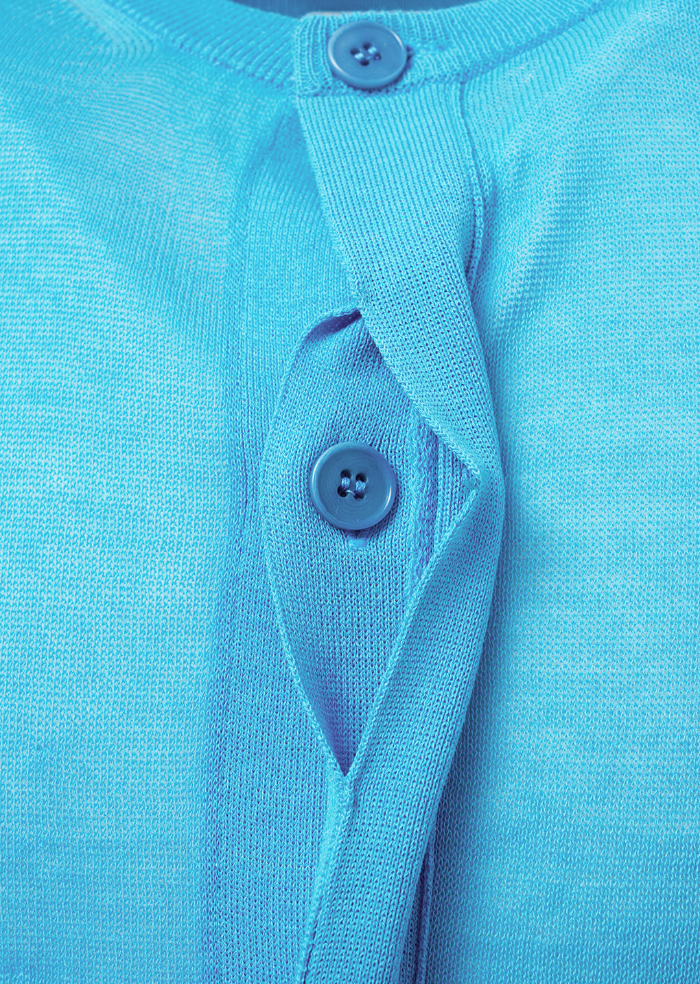 sheer round cardigan, blue