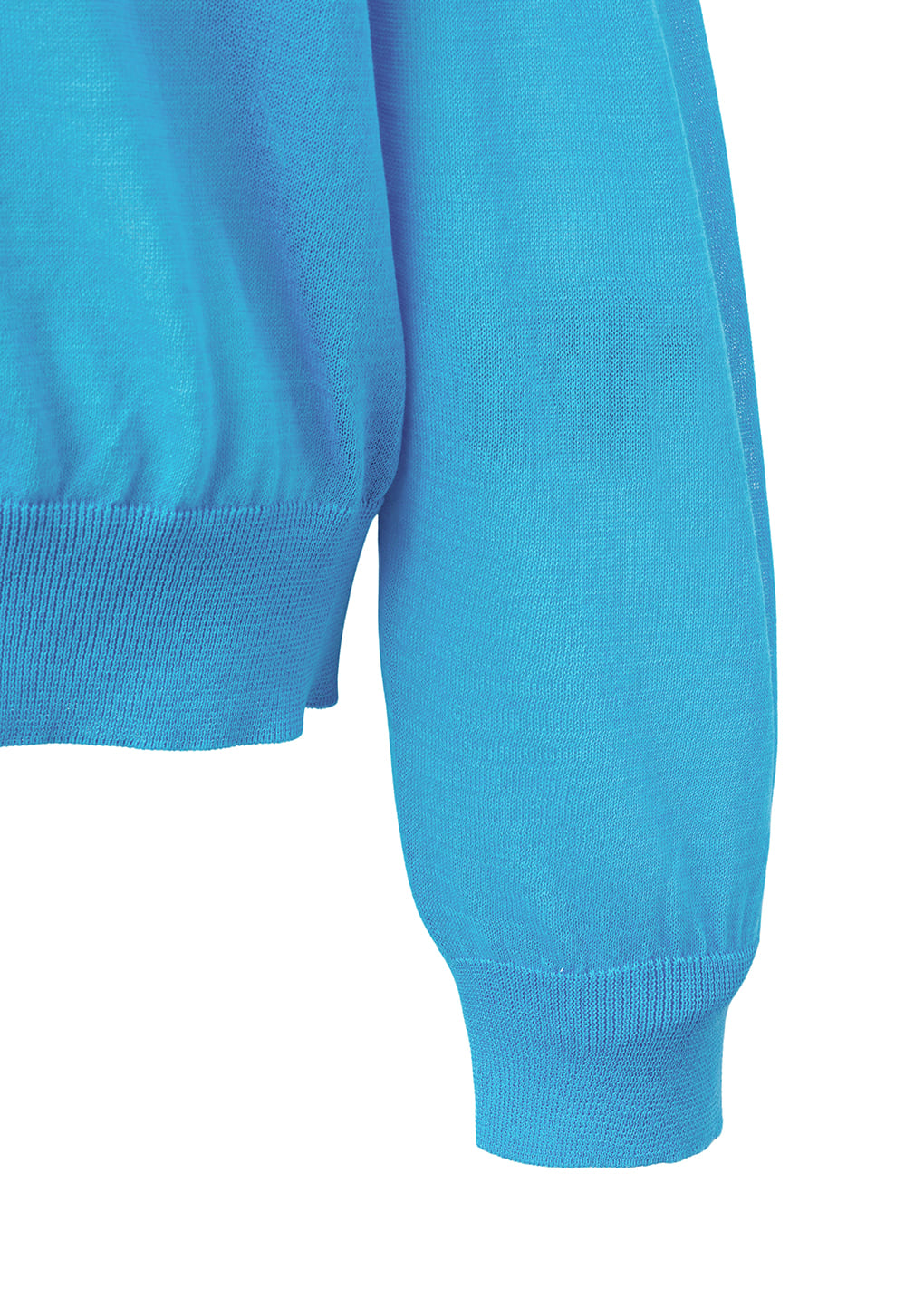 sheer round cardigan, blue