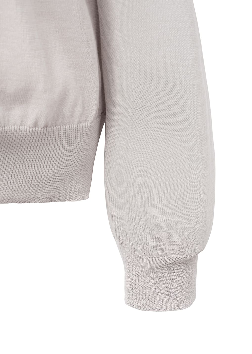 sheer round cardigan, grey