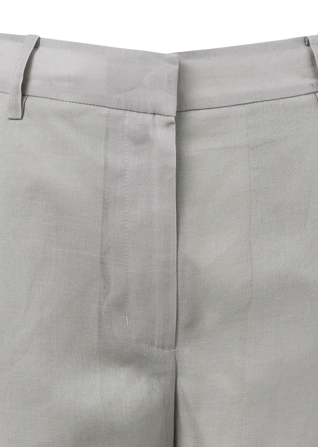sheer straight fit pants, grey