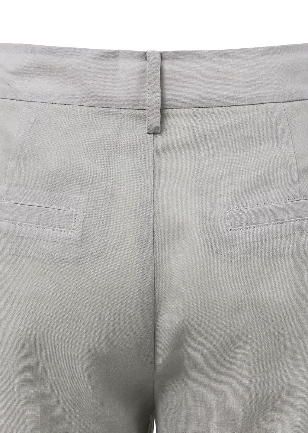 sheer straight fit pants, grey