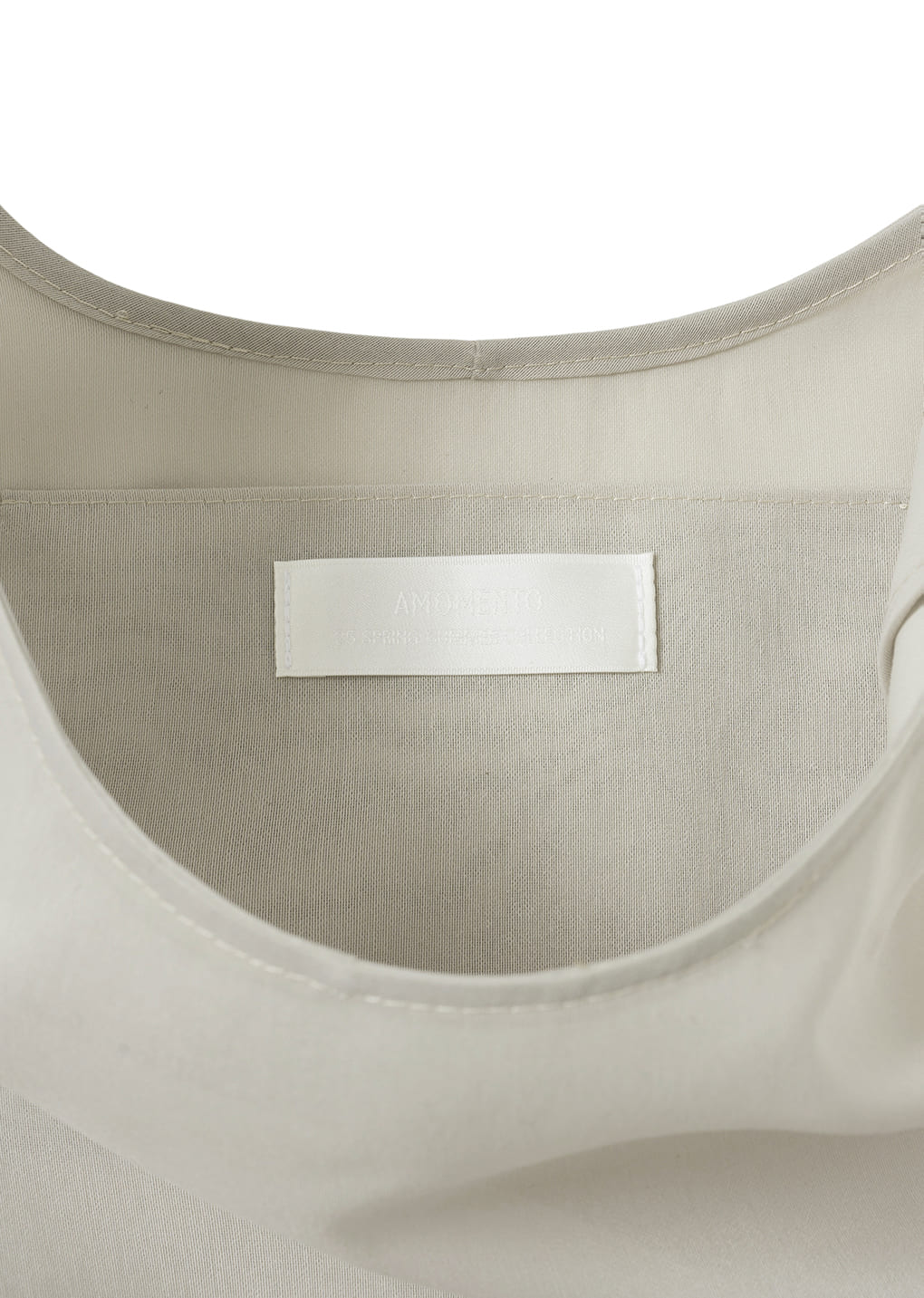 sheer tote bag, beige