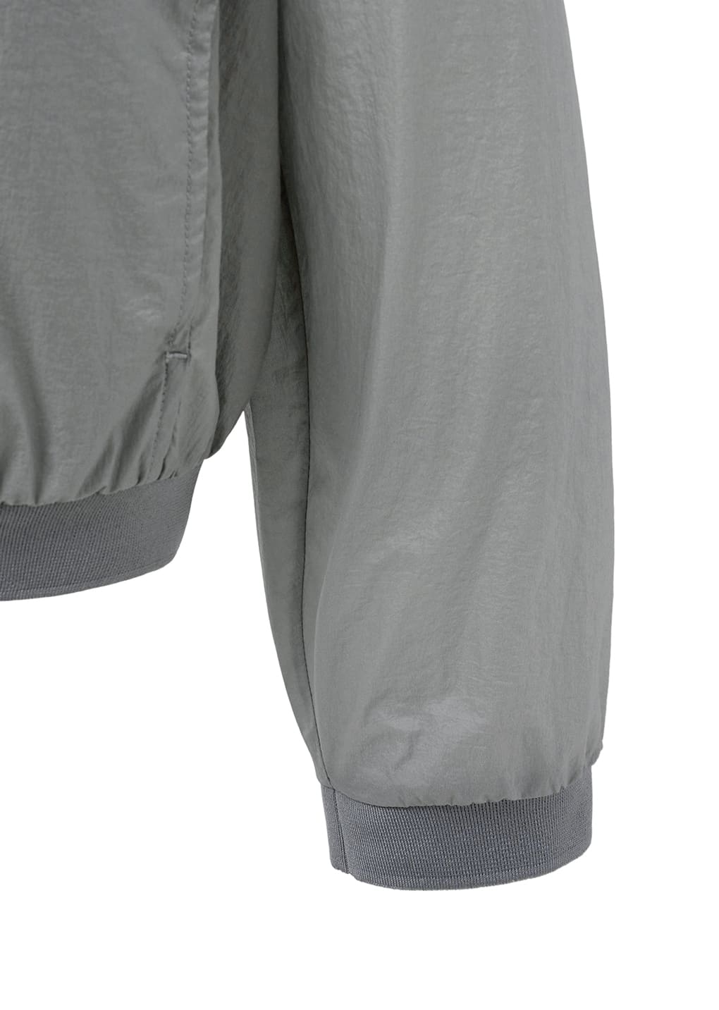 sheer zip-up shirts, grey