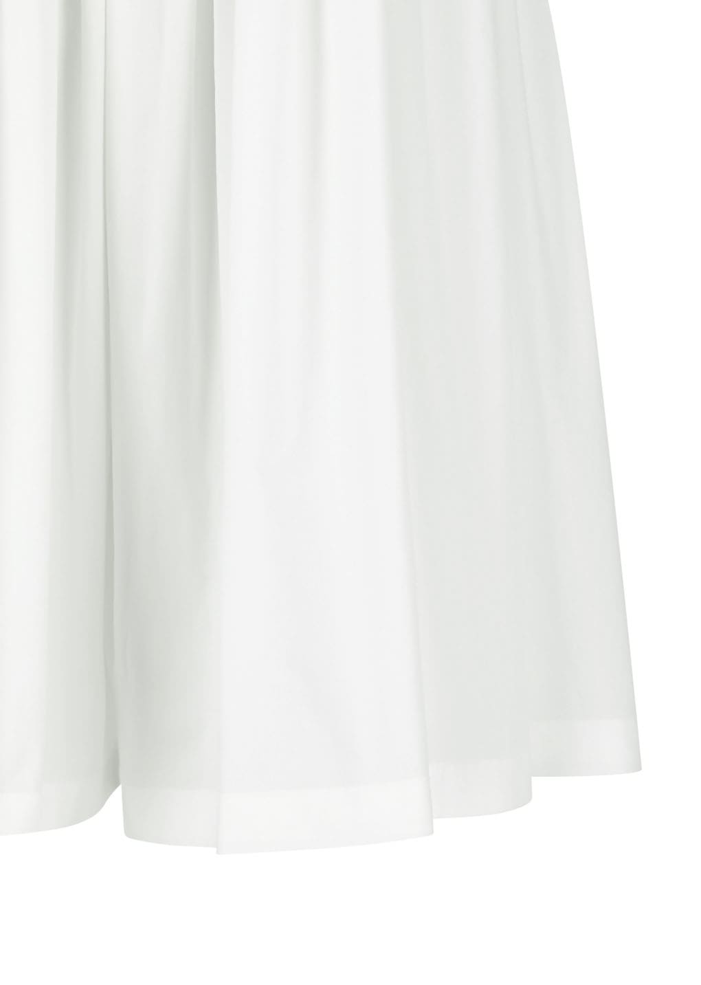 shirring culotte pants, white