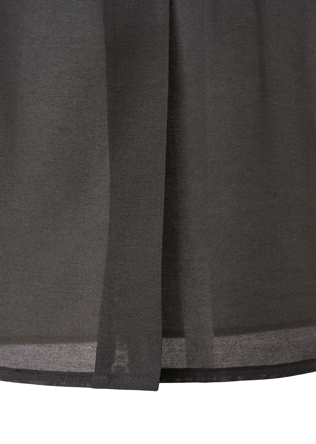 shirring organza skirt, charcoal