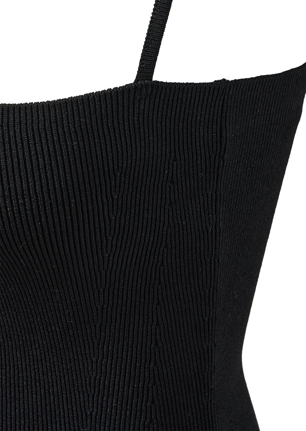 silky knit maxi dress, black