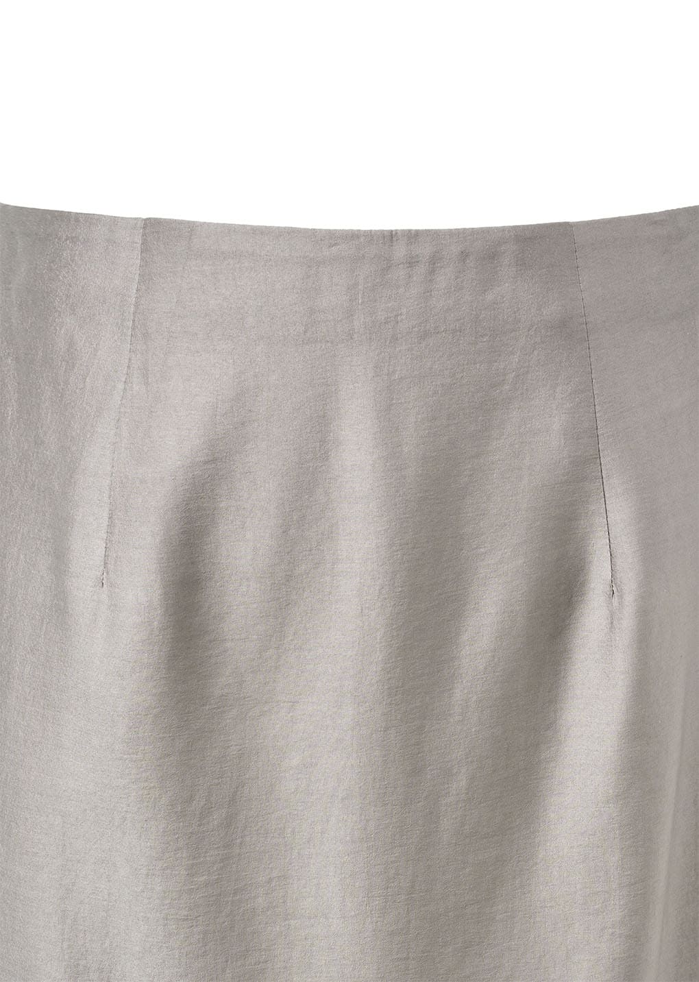 silky midi skirt, grey