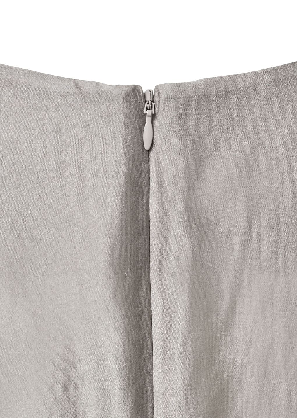 silky oversized half shirts, grey