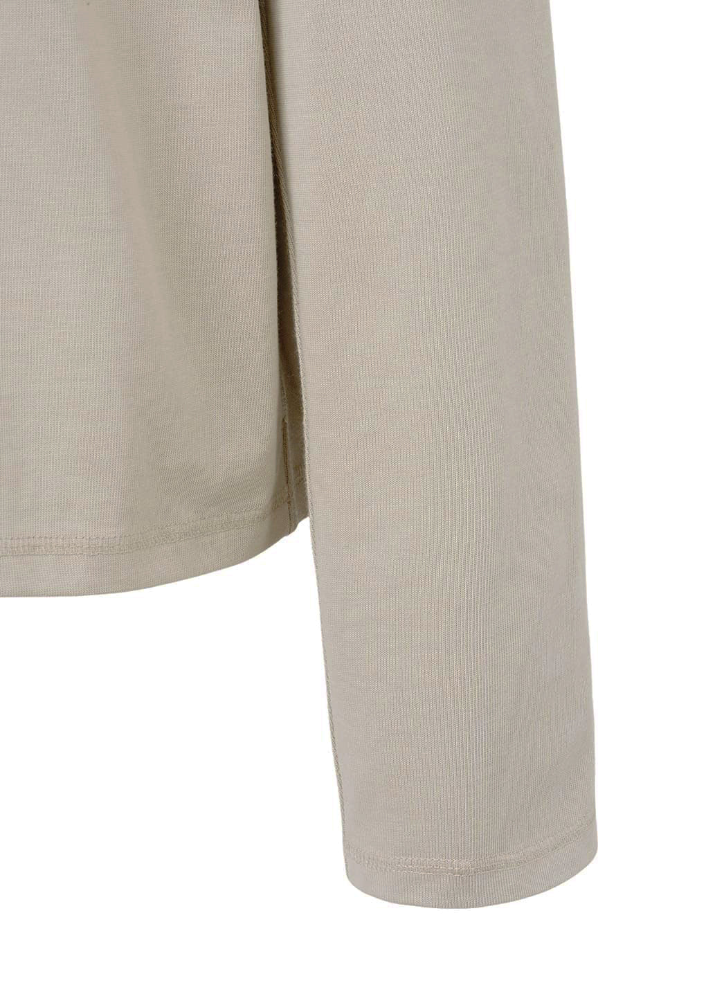 slim fit pocket jumper, beige