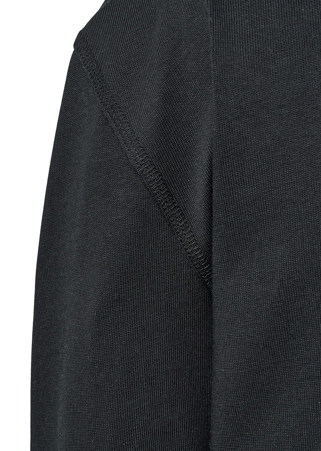 slim fit pocket jumper, black
