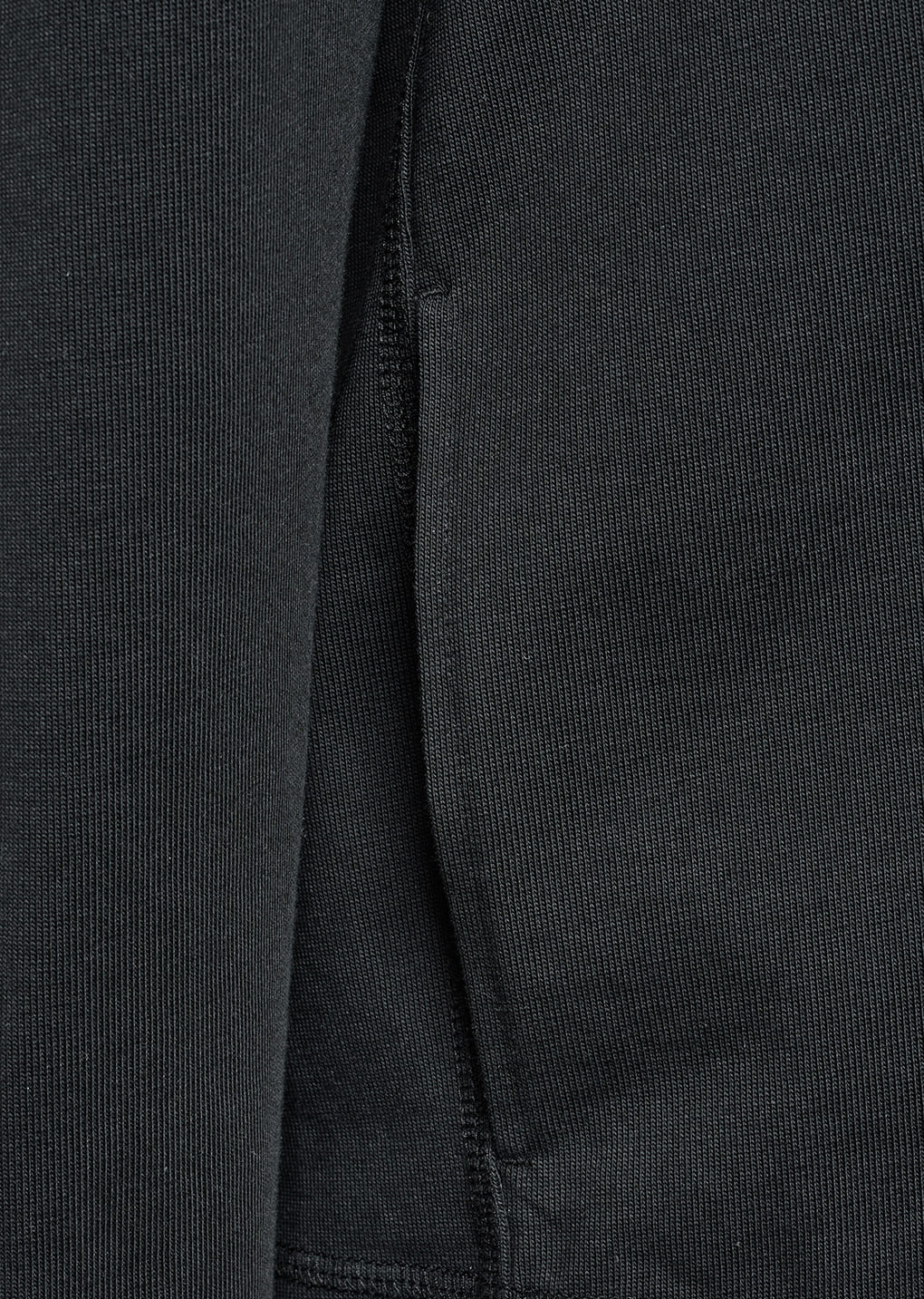 slim fit pocket jumper, black