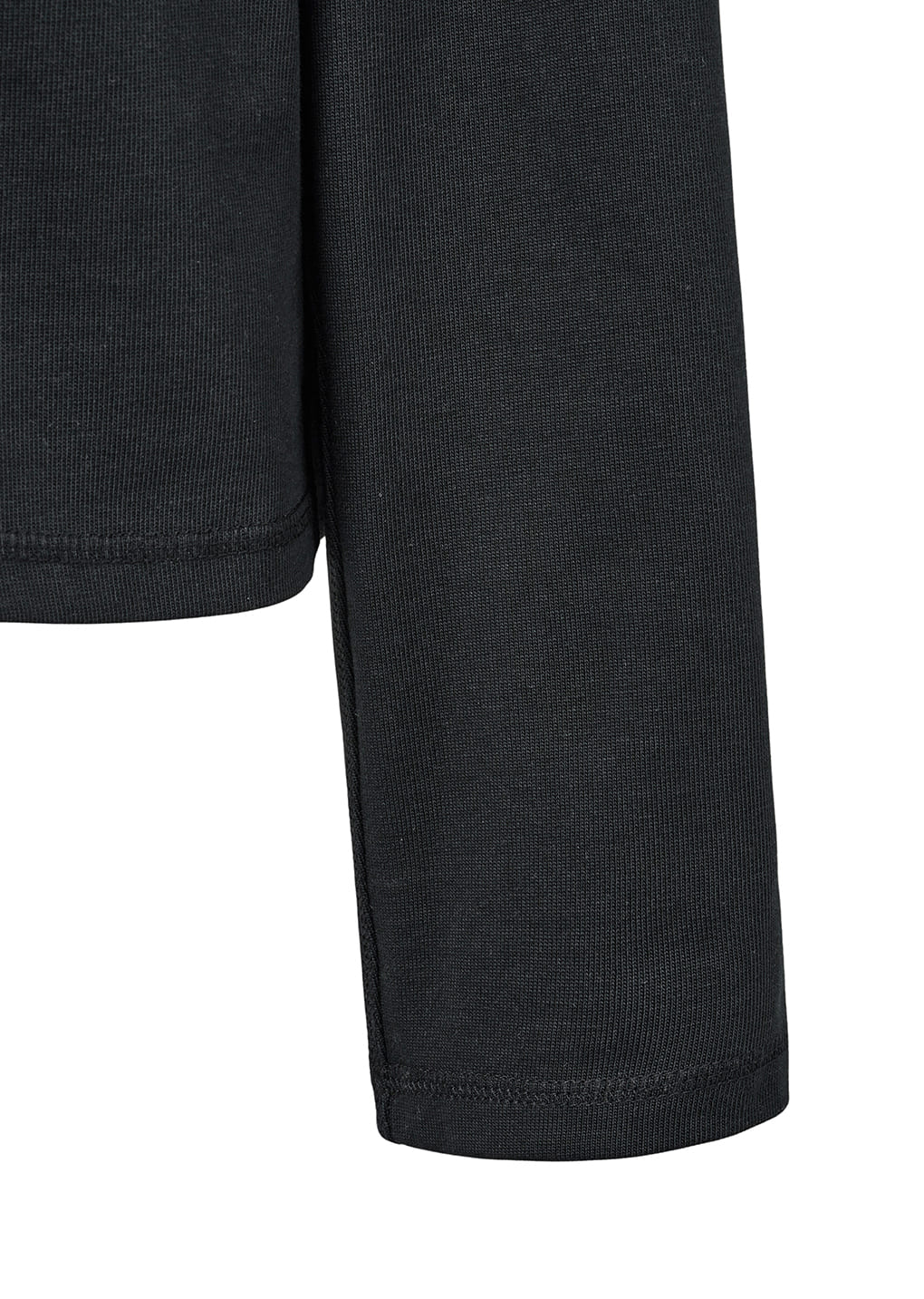 slim fit pocket jumper, black