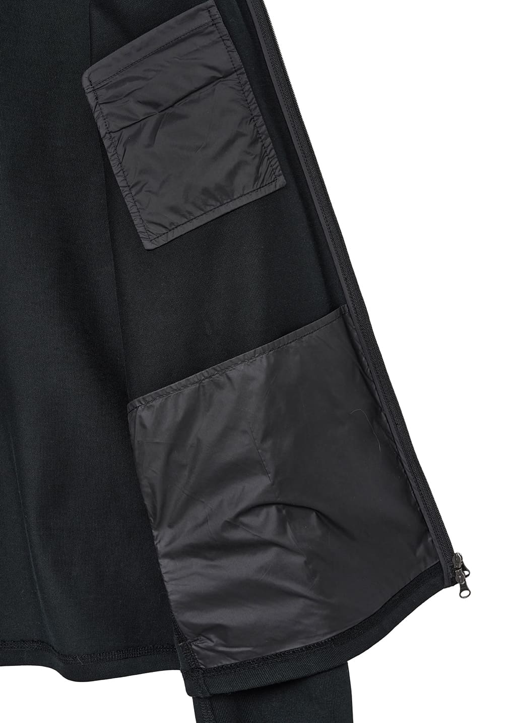 slim fit pocket jumper, black
