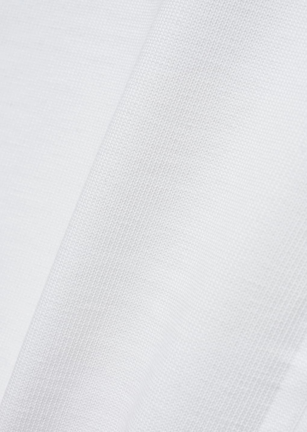 slim fit pocket jumper, white