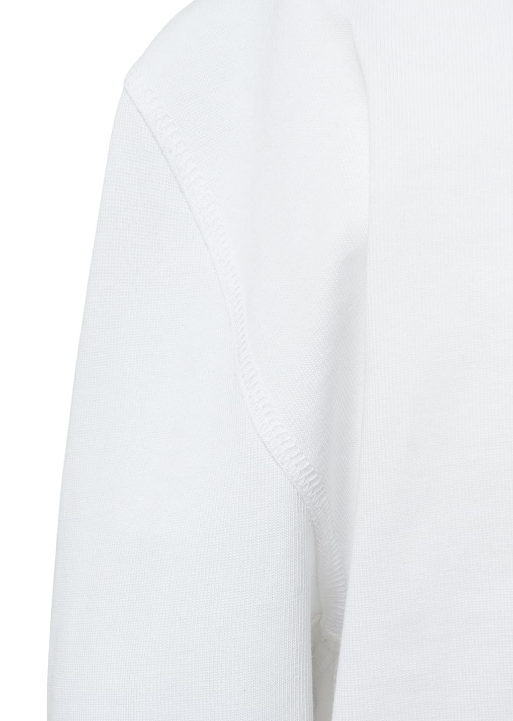slim fit pocket jumper, white