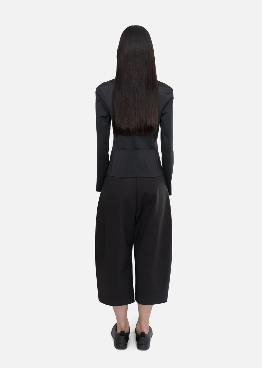 slim fit zip up jumper, black