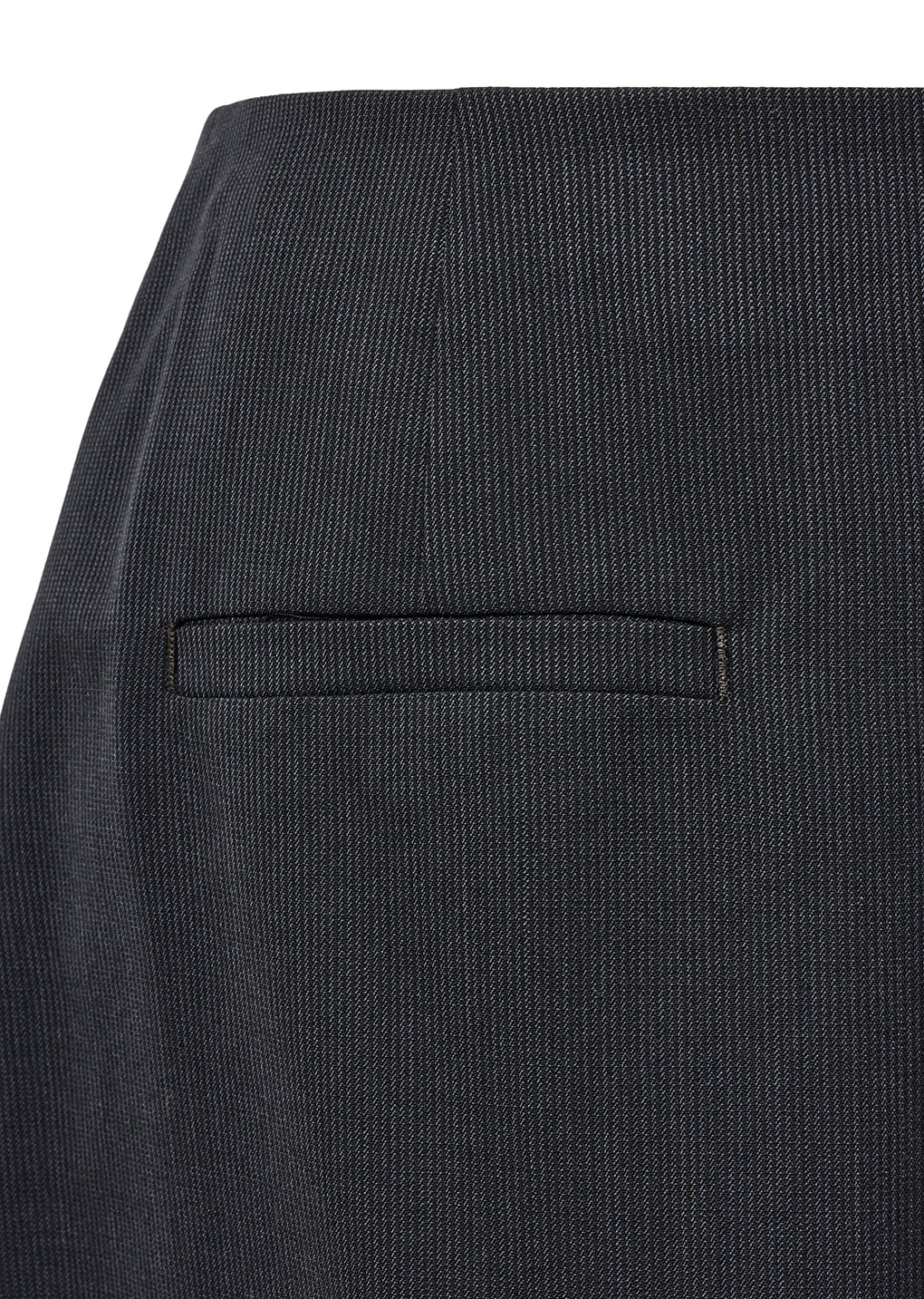 stripe maxi long skirt, black