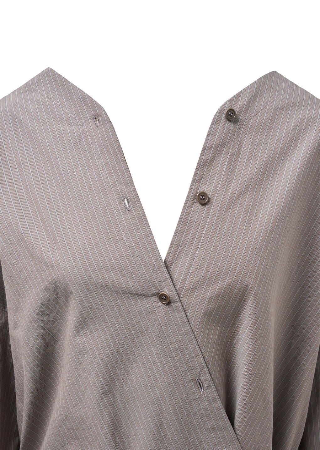 stripe shirts dress, grey
