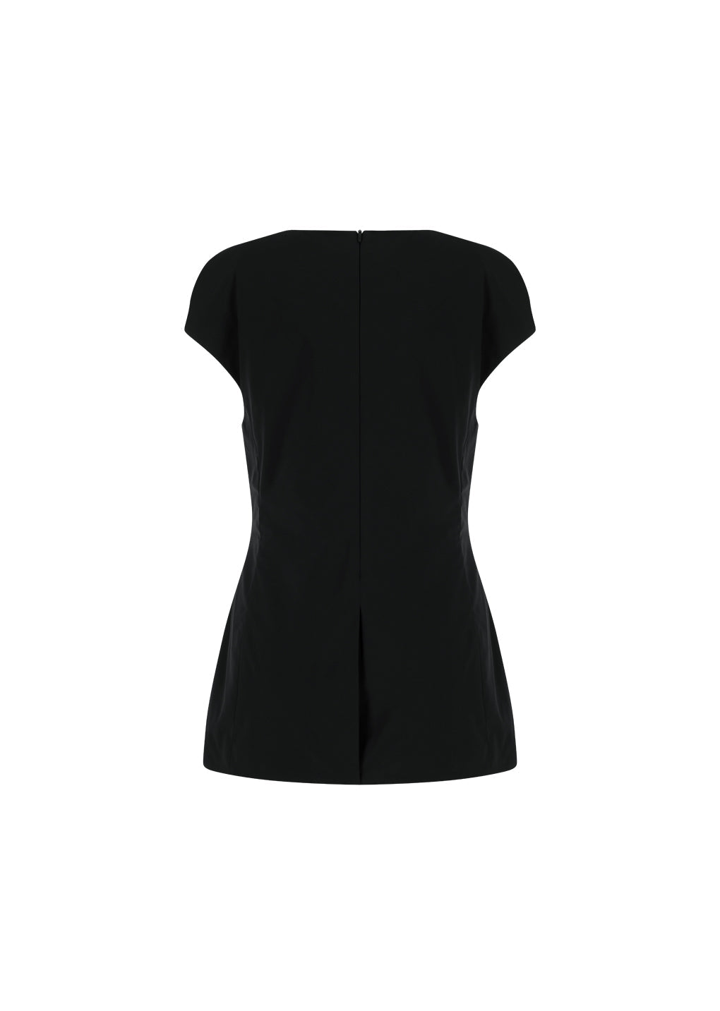 taffeta mini dress, black hover