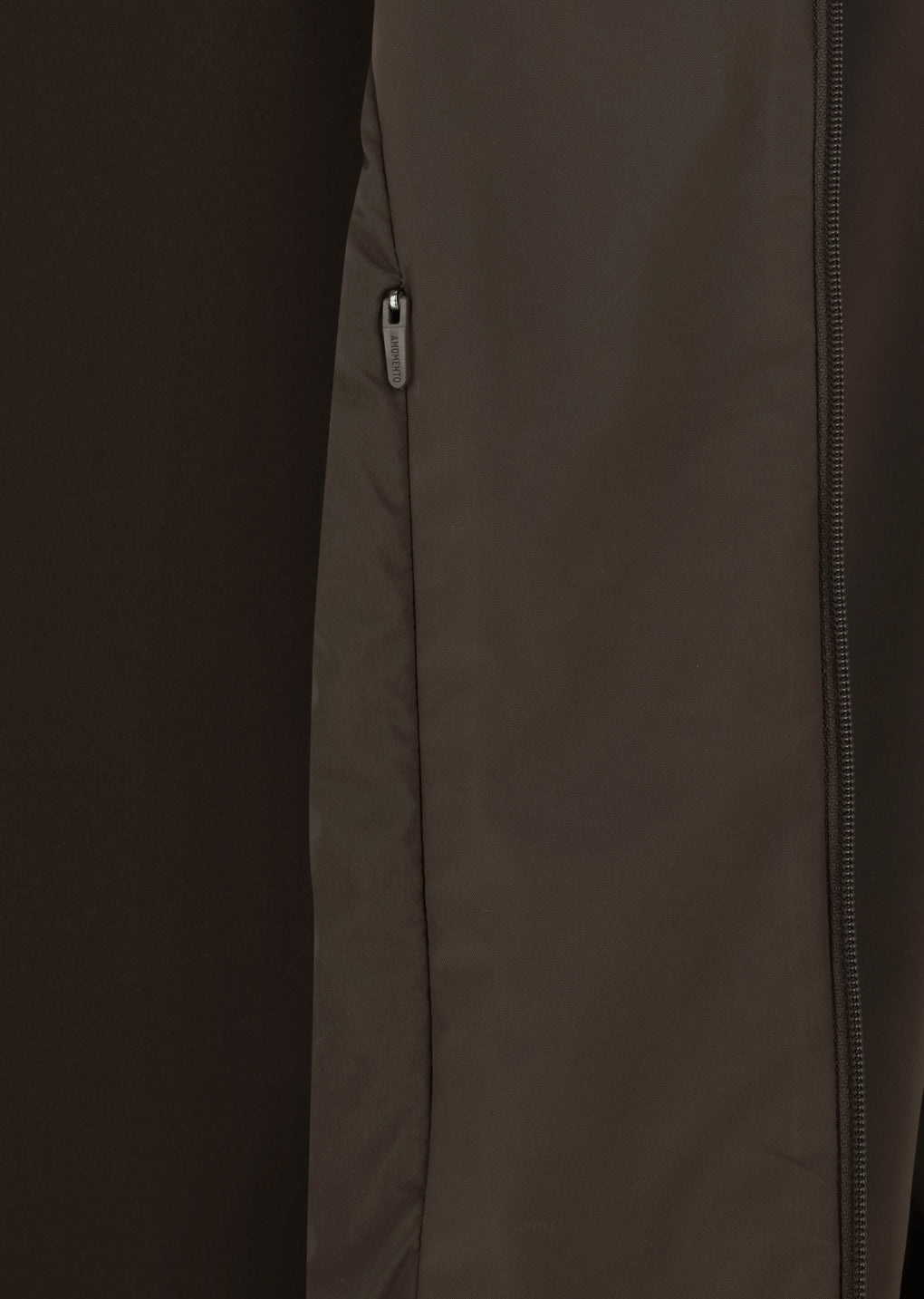 taffeta padded jumper, brown