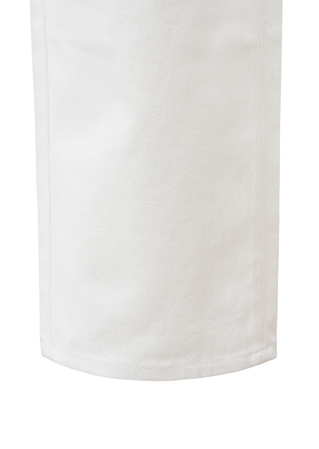 tapered fit denim, white