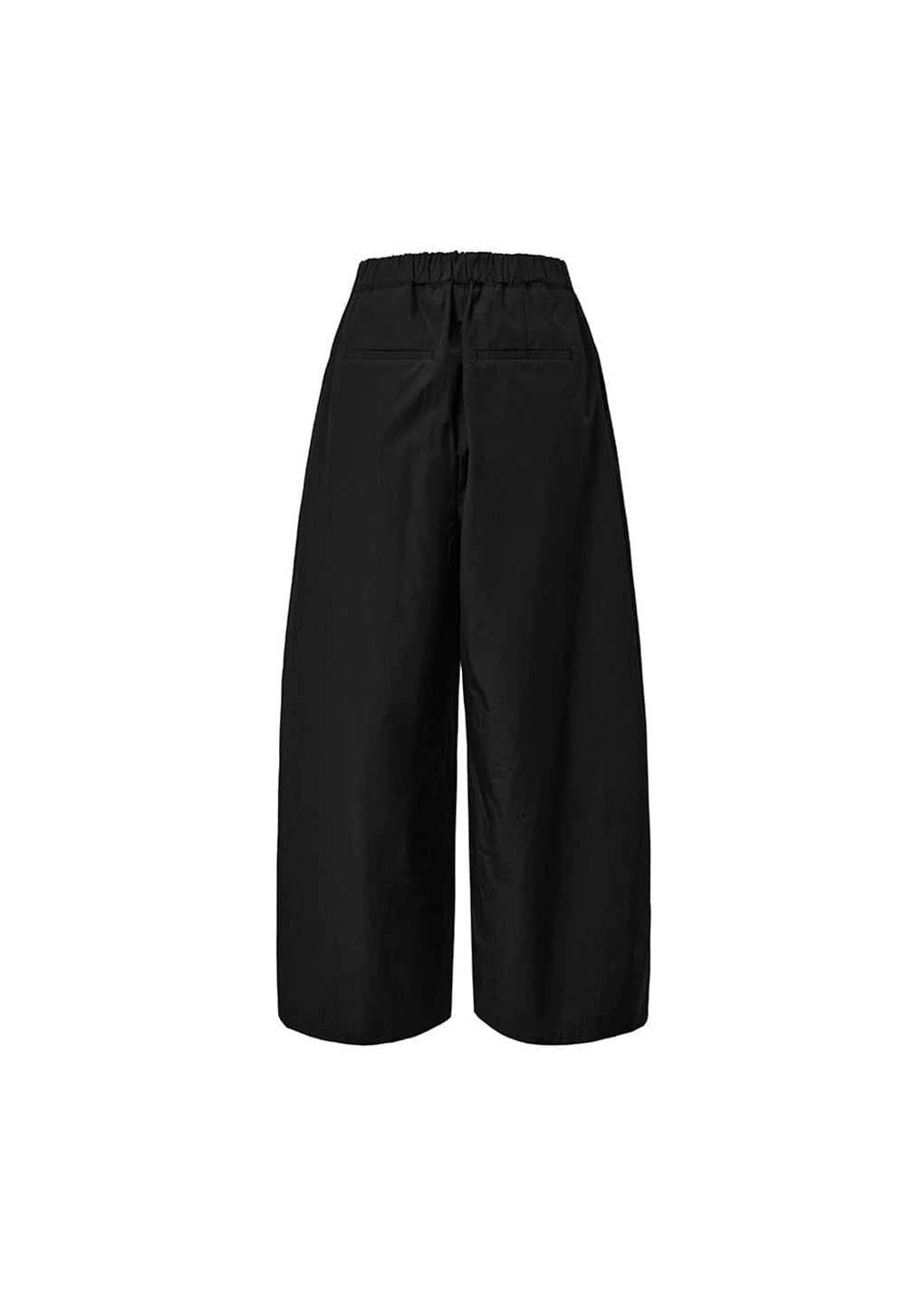 three tuck banding pants, black hover