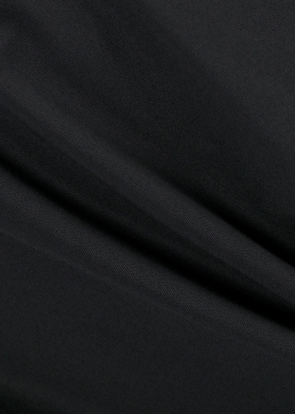two tuck wide shorts, black