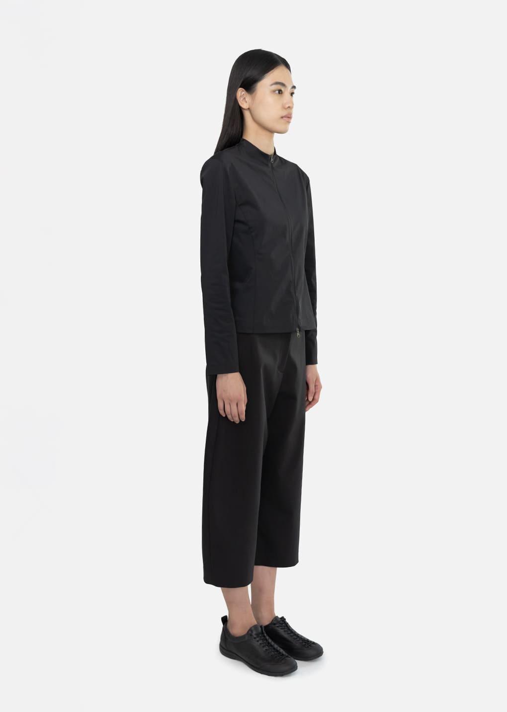 vibram lace-up sneakers, black