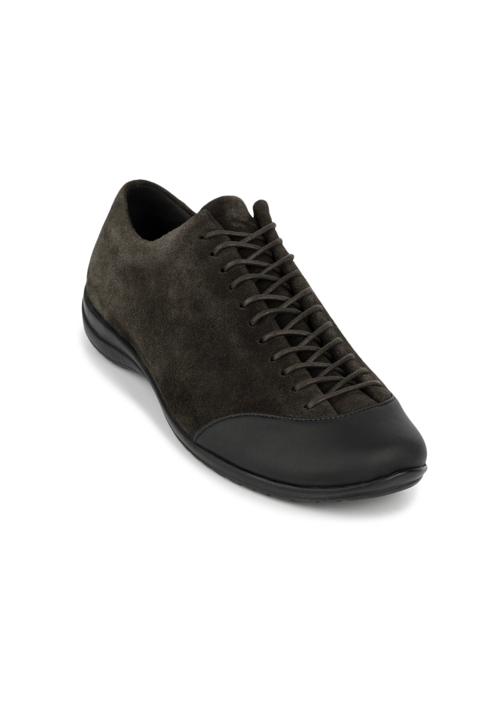 vibram lace-up sneakers, dark brown