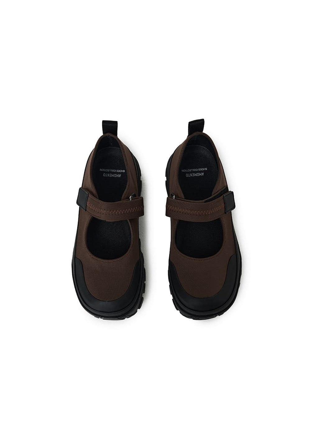 vibram mary jane, brown hover