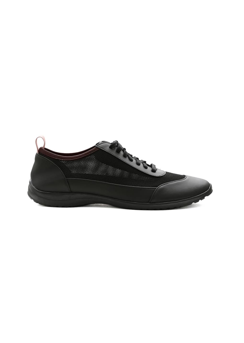 men's vibram mesh sneakers, black hover